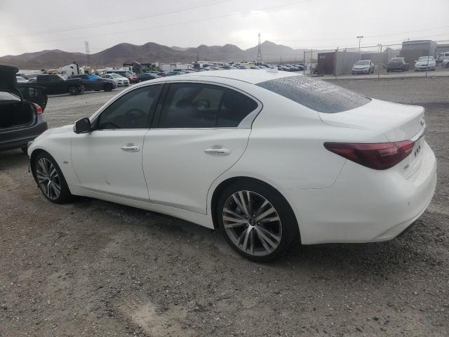 JN1EV7AR9KM550485 - 2019 INFINITI Q50 LUXE WHITE photo 2