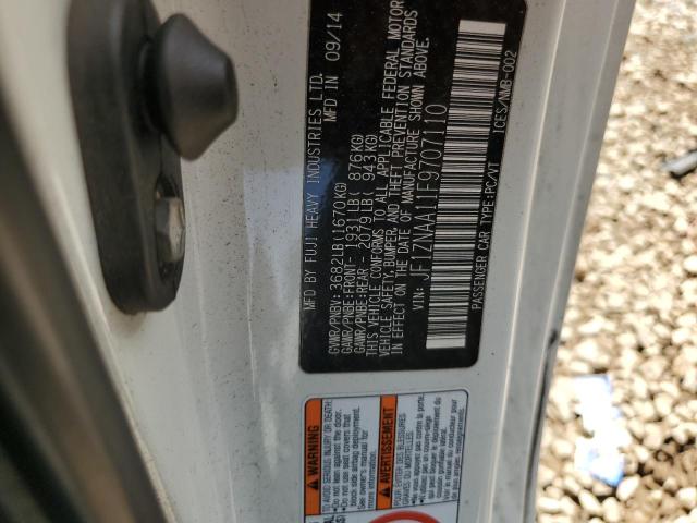 JF1ZNAA11F9707110 - 2015 TOYOTA SCION FR-S 白色 照片 12