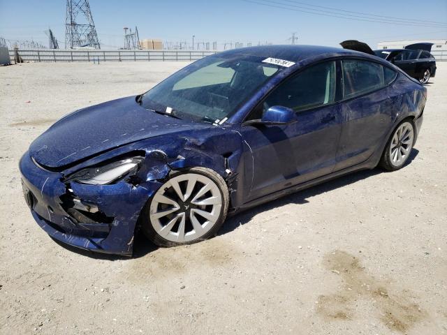 5YJ3E1EAXPF449462 - 2023 TESLA MODEL 3 BLUE photo 1