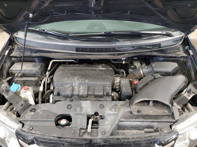 5FNRL5H64HB008684 - 2017 HONDA ODYSSEY EXL BLACK photo 12