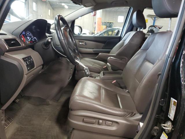 5FNRL5H64HB008684 - 2017 HONDA ODYSSEY EXL BLACK photo 7