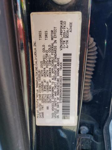 5TEGN92NX3Z163823 - 2003 TOYOTA TACOMA DOUBLE CAB PRERUNNER BLACK photo 12