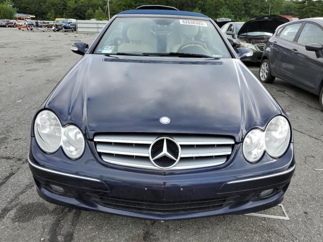 WDBTK56F99T101290 - 2009 MERCEDES-BENZ CLK 350 BLUE photo 5