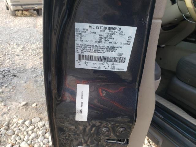 1FMCU49359KA60570 - 2009 FORD ESCAPE HYBRID GREEN photo 10