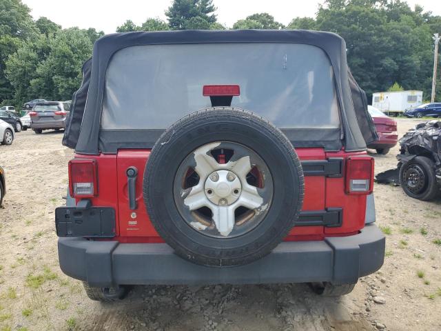 1J4AA2D17BL600011 - 2011 JEEP WRANGLER SPORT RED photo 6