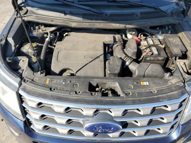 1FM5K7D84GGC11188 - 2016 FORD EXPLORER XLT 蓝色 照片 12
