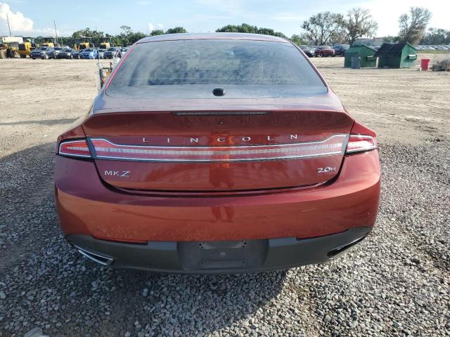 3LN6L2LU2ER804301 - 2014 LINCOLN MKZ HYBRID RED photo 6