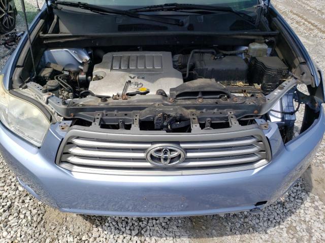 JTEDS41A882015898 - 2008 TOYOTA HIGHLANDER BLUE photo 11