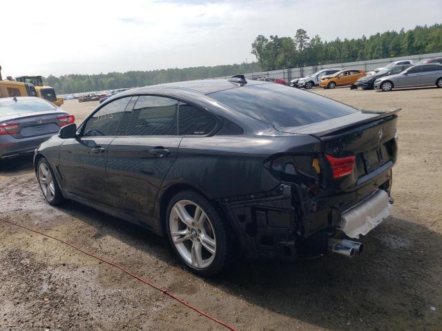 WBA4J1C52JBG80436 - 2018 BMW 430I GRAN COUPE BLACK photo 2