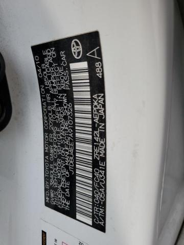 JTDBU4EE7A9107326 - 2010 TOYOTA COROLLA BASE Ağ foto 12