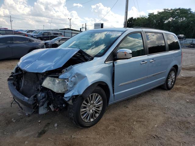2C4RC1CG7DR806524 - 2013 CHRYSLER TOWN & COU TOURING L BLUE photo 1