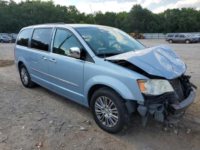 2C4RC1CG7DR806524 - 2013 CHRYSLER TOWN & COU TOURING L BLUE photo 4