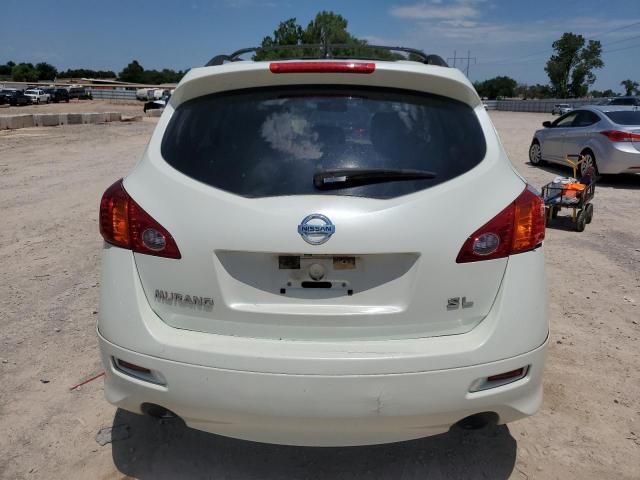 JN8AZ18UX9W001565 - 2009 NISSAN MURANO S WHITE photo 6