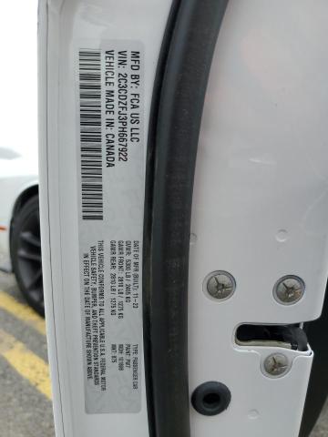 2C3CDZFJ3PH667922 - 2023 DODGE CHALLENGER R/T SCAT PACK WHITE photo 13