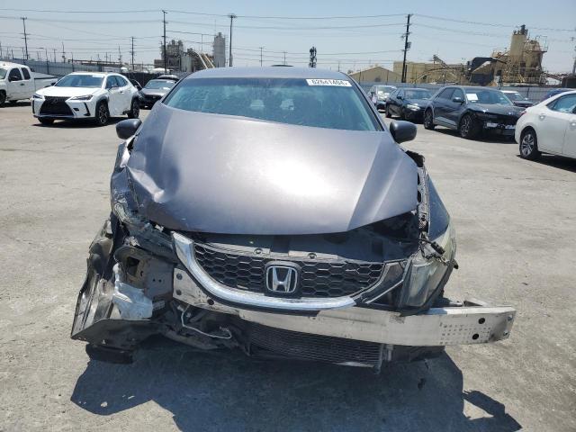 2HGFB2F50FH529666 - 2015 HONDA CIVIC LX GRAY photo 5