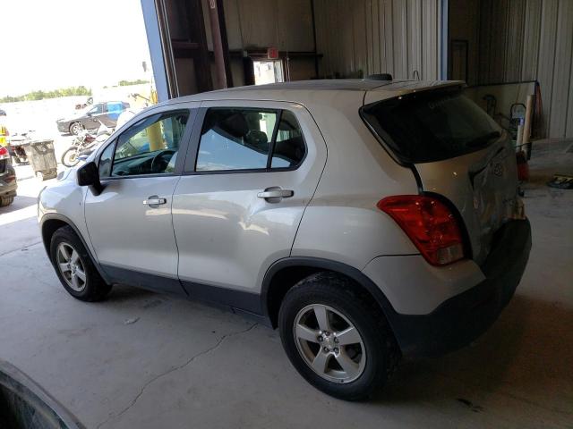 3GNCJPSB3FL218518 - 2015 CHEVROLET TRAX 1LS SILVER photo 2