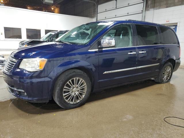 2C4RC1CG1DR536139 - 2013 CHRYSLER TOWN & COU TOURING L BLUE photo 1