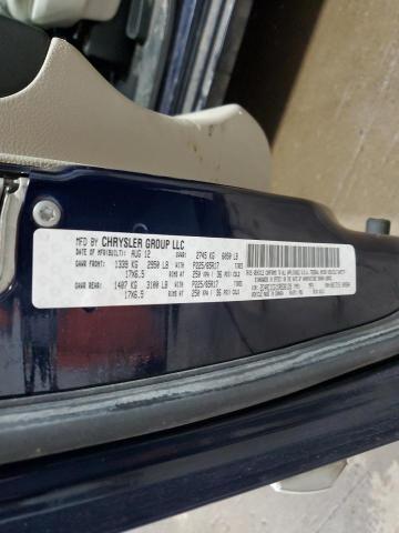 2C4RC1CG1DR536139 - 2013 CHRYSLER TOWN & COU TOURING L BLUE photo 13