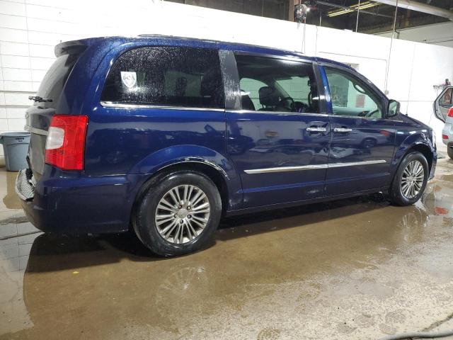 2C4RC1CG1DR536139 - 2013 CHRYSLER TOWN & COU TOURING L BLUE photo 3