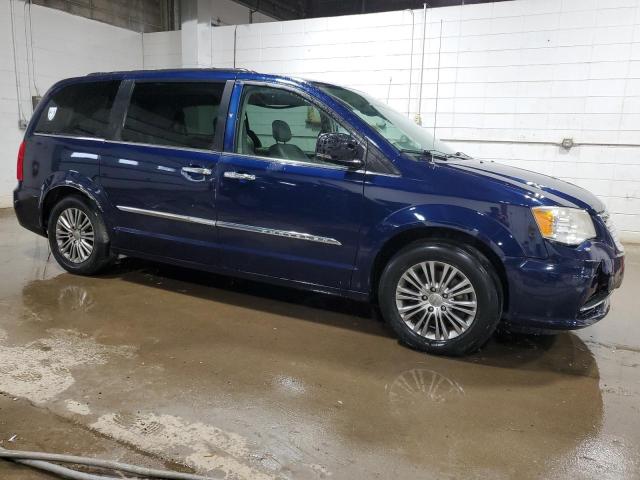 2C4RC1CG1DR536139 - 2013 CHRYSLER TOWN & COU TOURING L BLUE photo 4
