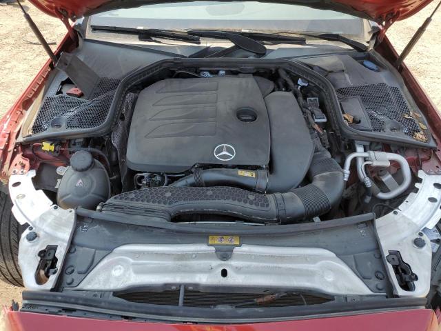 55SWF8EB5LU331856 - 2020 MERCEDES-BENZ C 300 4MATIC RED photo 11