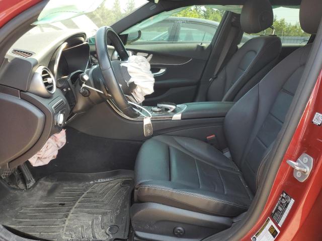55SWF8EB5LU331856 - 2020 MERCEDES-BENZ C 300 4MATIC RED photo 7