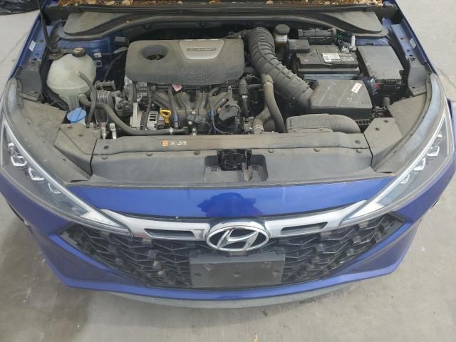 KMHD04LB9KU842610 - 2019 HYUNDAI ELANTRA SPORT BLUE photo 11