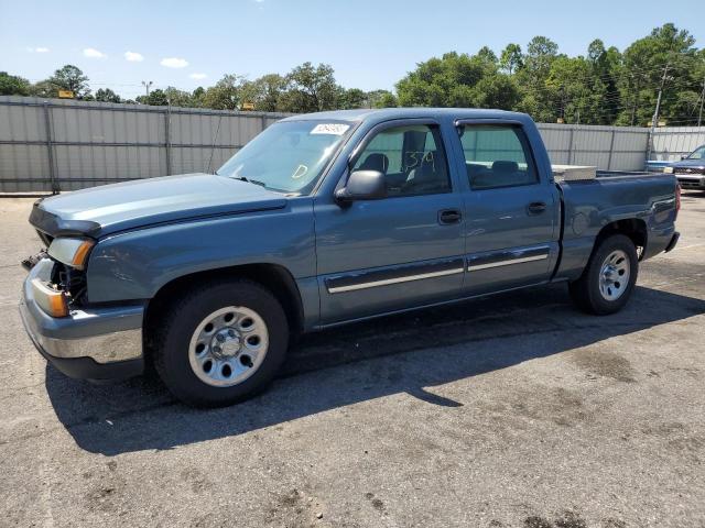 2GCEC13V071171341 - 2007 CHEVROLET SILVERADO C1500 CLASSIC CREW CAB TEAL photo 1