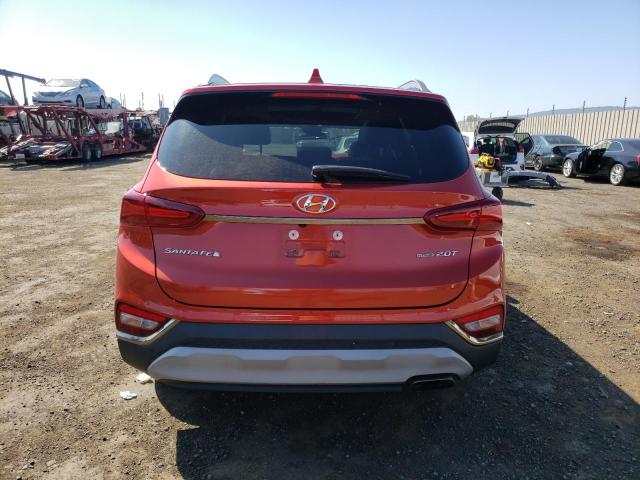 5NMS5CAA1KH077269 - 2019 HYUNDAI SANTA FE LIMITED RED photo 6