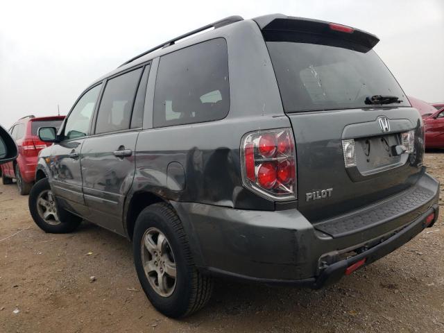 2HKYF18767H539518 - 2007 HONDA PILOT EXL GRAY photo 2