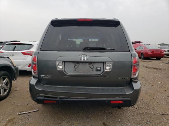 2HKYF18767H539518 - 2007 HONDA PILOT EXL GRAY photo 6