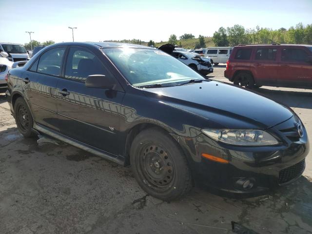 1YVHP80D955M54302 - 2005 MAZDA 6 S BLACK photo 4