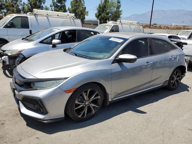 SHHFK7H94JU405604 - 2018 HONDA CIVIC SPORT TOURING SILVER photo 1