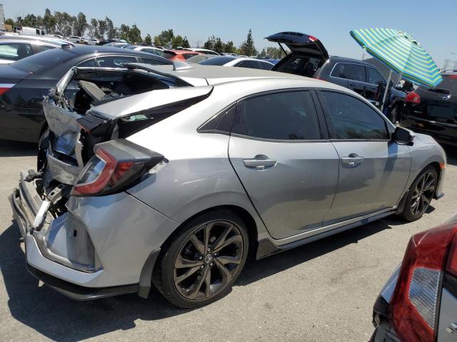 SHHFK7H94JU405604 - 2018 HONDA CIVIC SPORT TOURING SILVER photo 3
