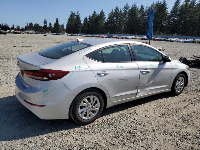 KMHD74LFXHU084008 - 2017 HYUNDAI ELANTRA SE SILVER photo 3