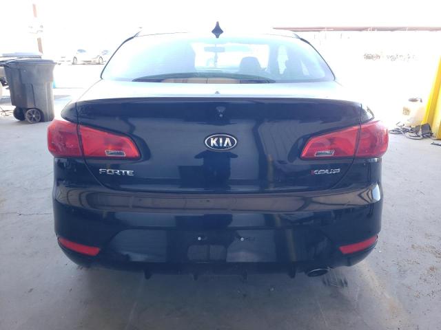 KNAFX6A82E5217067 - 2014 KIA FORTE EX BLACK photo 6