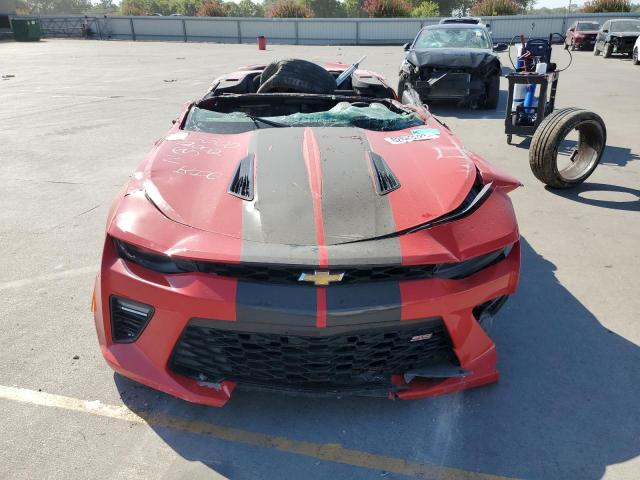 1G1FF3D77H0165324 - 2017 CHEVROLET CAMARO SS RED photo 5