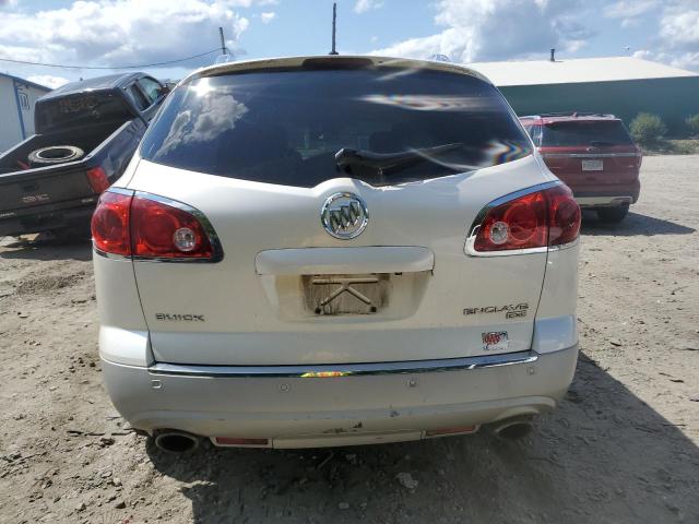 5GAKRBED5BJ105329 - 2011 BUICK ENCLAVE CXL WHITE photo 6