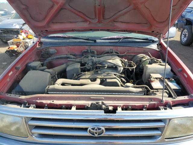 JT4UN24D3T0033235 - 1996 TOYOTA T100 XTRACAB SR5 RED photo 11