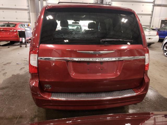 2A4RR8DGXBR633952 - 2011 CHRYSLER TOWN & COU TOURING L RED photo 6