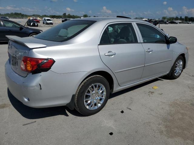 1NXBU40E19Z016418 - 2009 TOYOTA COROLLA BASE SILVER photo 3