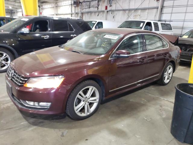 1VWBN7A37DC094407 - 2013 VOLKSWAGEN PASSAT SE BURGUNDY photo 1