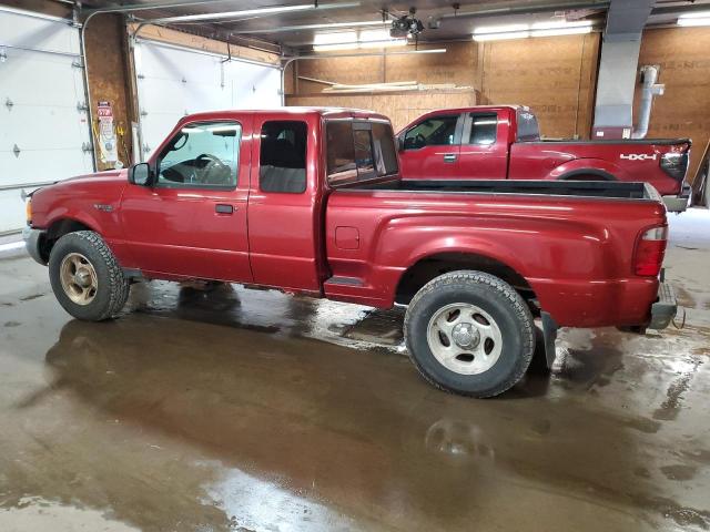 1FTZR45E73PB14484 - 2003 FORD RANGER SUPER CAB BURGUNDY photo 2