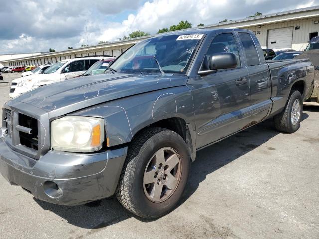 1D7HW42K16S704475 - 2006 DODGE DAKOTA SLT GRAY photo 1