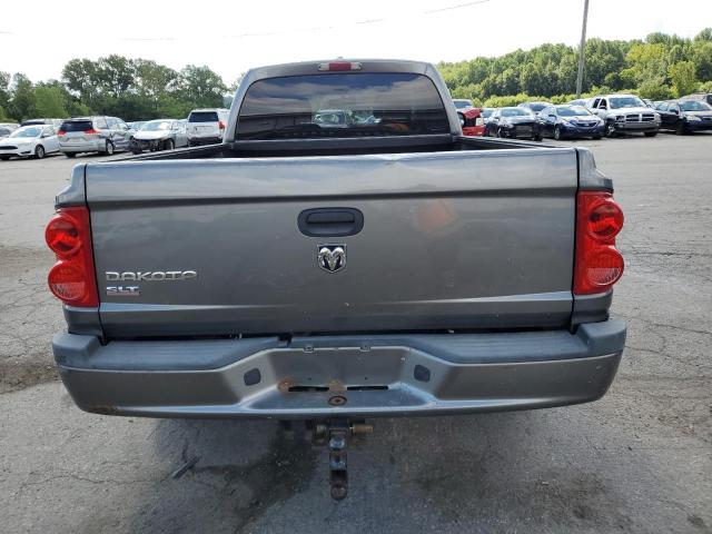 1D7HW42K16S704475 - 2006 DODGE DAKOTA SLT GRAY photo 6