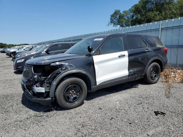 1FM5K8AW0MNA09643 - 2021 FORD EXPLORER POLICE INTERCEPTOR BLACK photo 1
