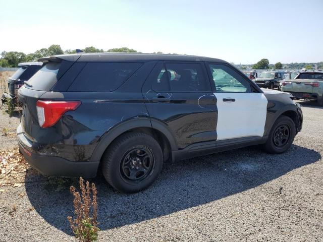 1FM5K8AW0MNA09643 - 2021 FORD EXPLORER POLICE INTERCEPTOR BLACK photo 3