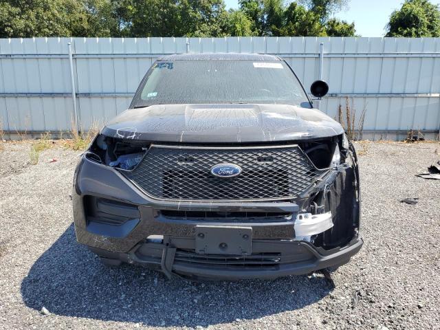 1FM5K8AW0MNA09643 - 2021 FORD EXPLORER POLICE INTERCEPTOR BLACK photo 5