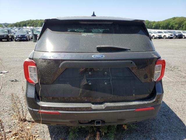 1FM5K8AW0MNA09643 - 2021 FORD EXPLORER POLICE INTERCEPTOR BLACK photo 6