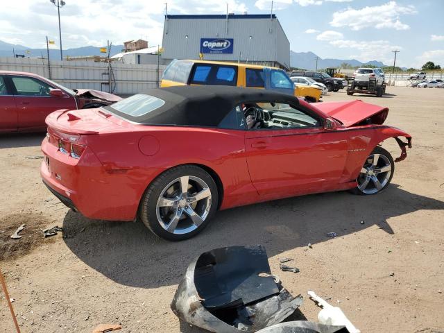 2G1FK3DJ9C9194345 - 2012 CHEVROLET CAMARO 2SS RED photo 3